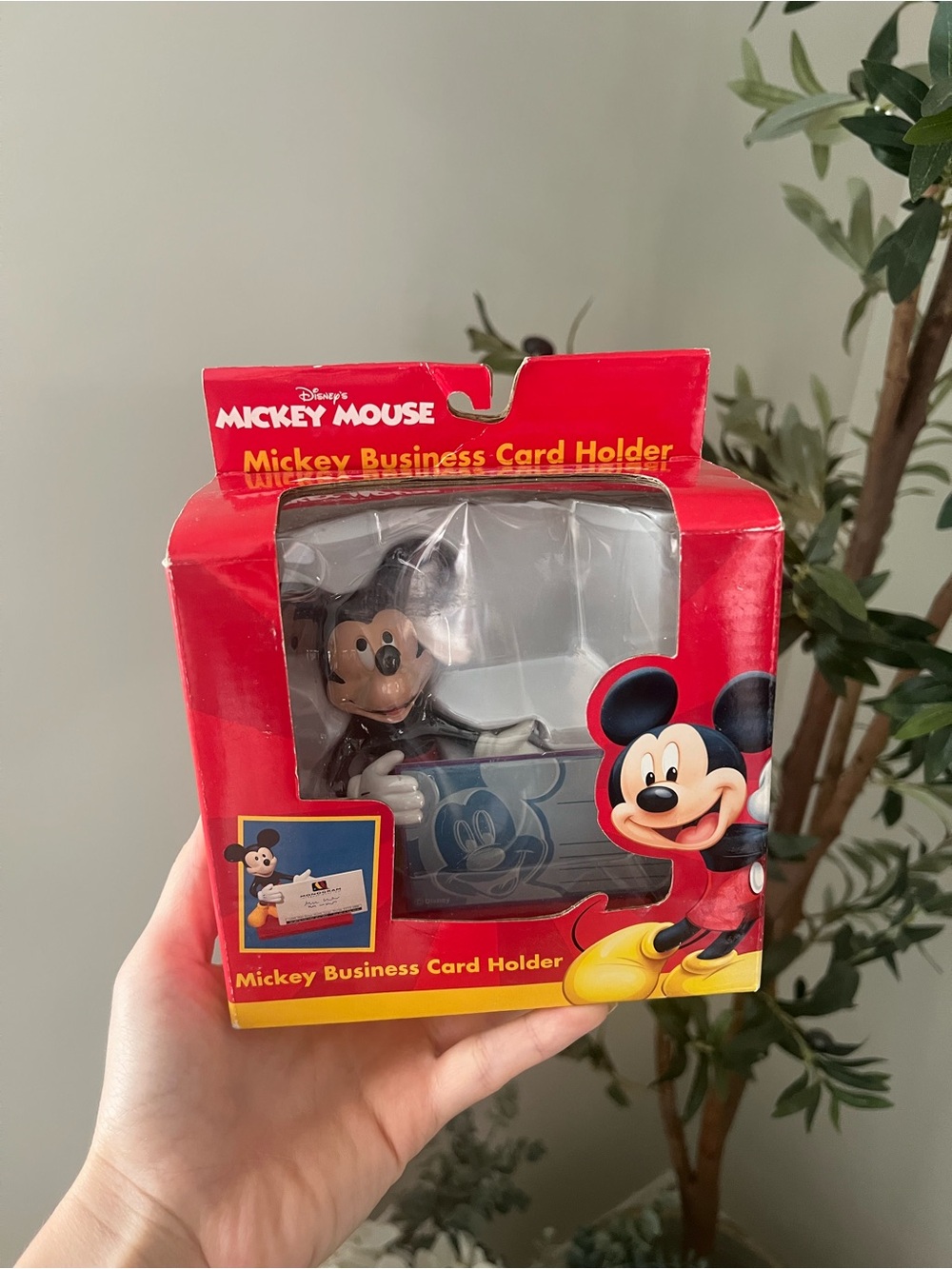 Vintage Disney Mickey business card holder